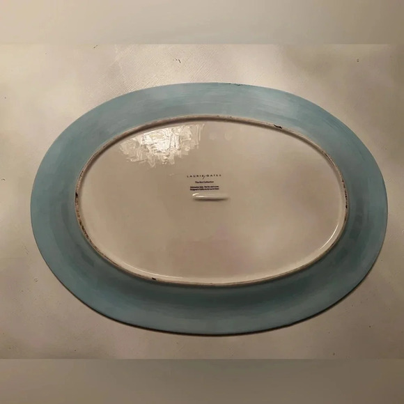 FINAL PRICE Laurie Gates The Ava Collection 16 Inch Dinner Serving Platter - Picture 3 of 4